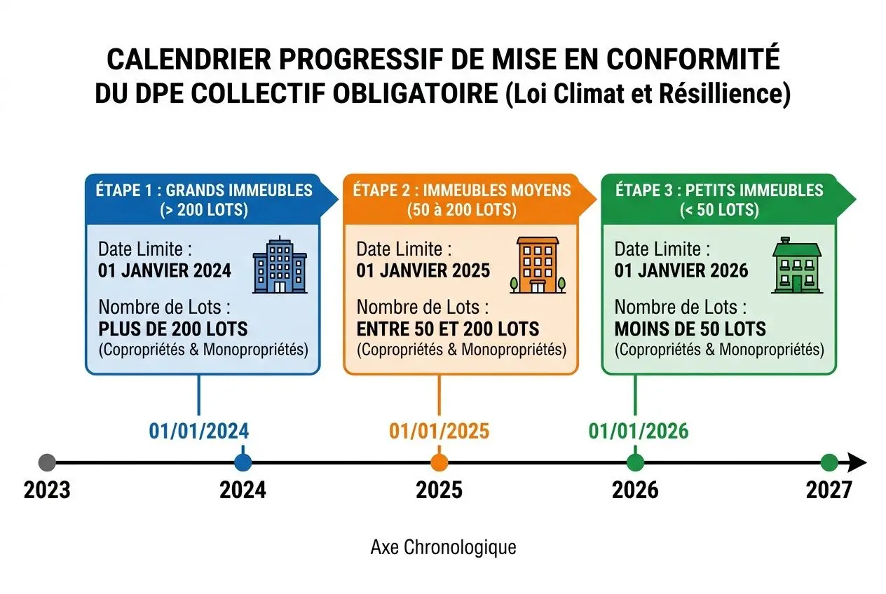 Calendrier DPE collectif obligatoire