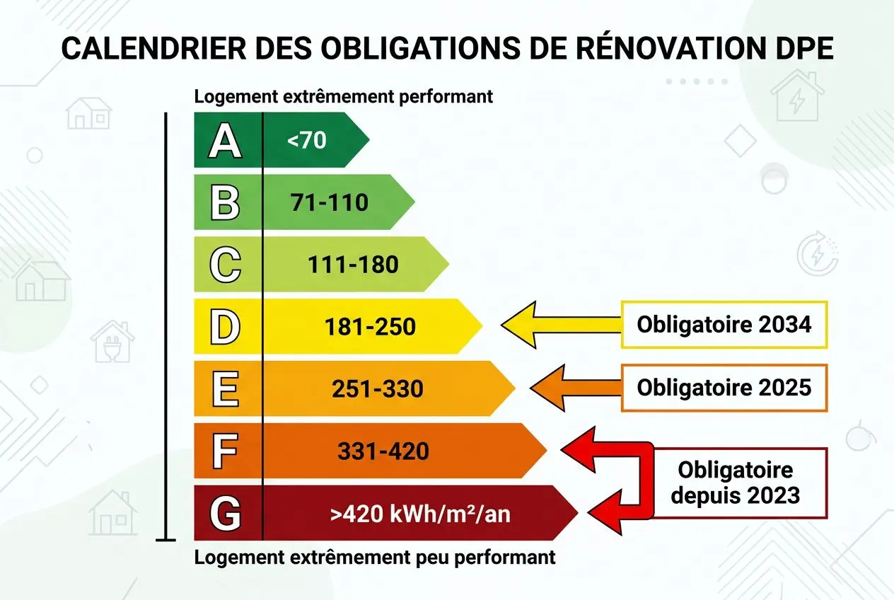 Calendrier obligation audit énergétique