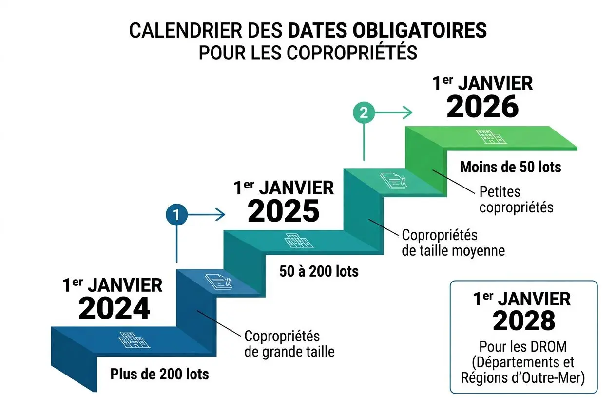 Calendrier obligation DPE collectif
