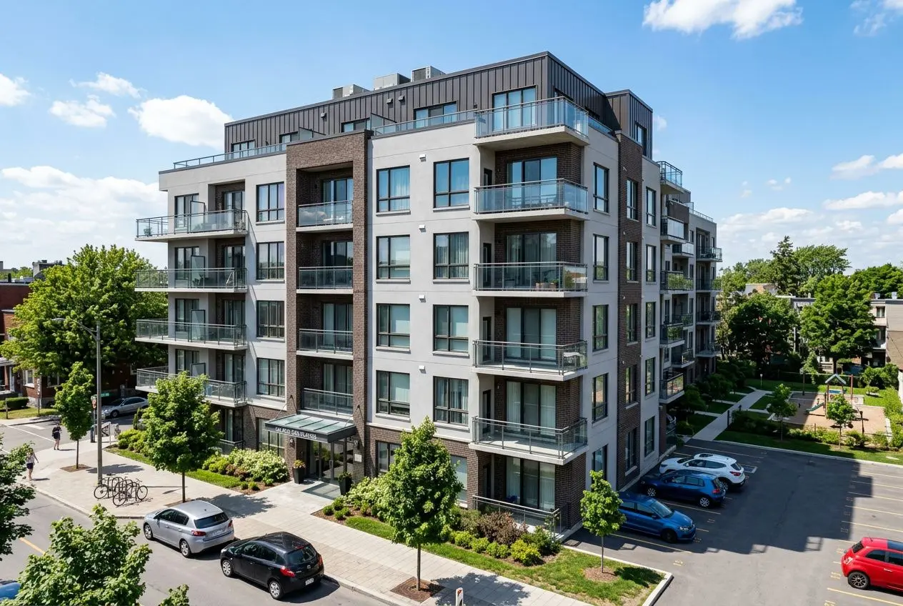 Immeuble de copropriété moderne