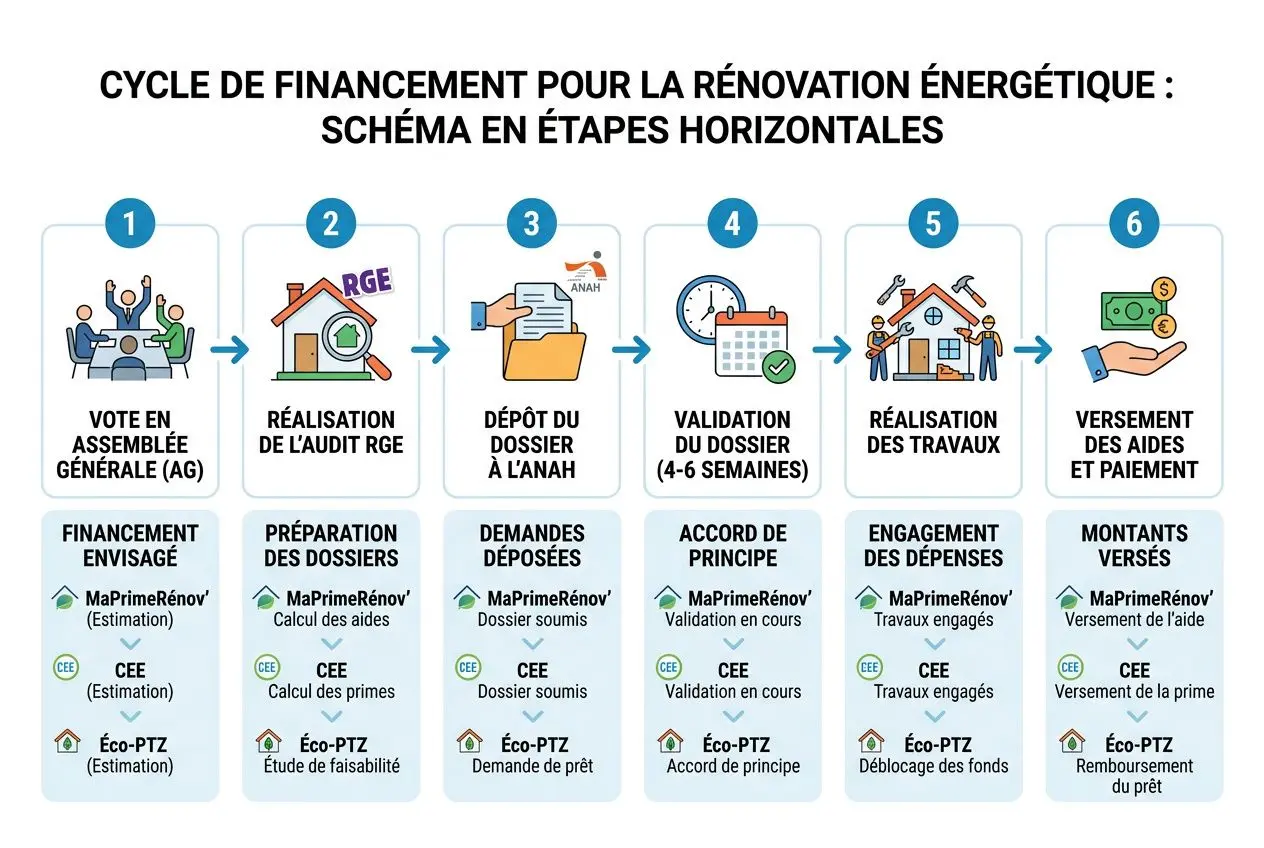 Processus de financement et étapes