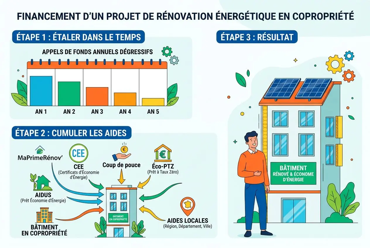 Stratégie de financement en copropriété