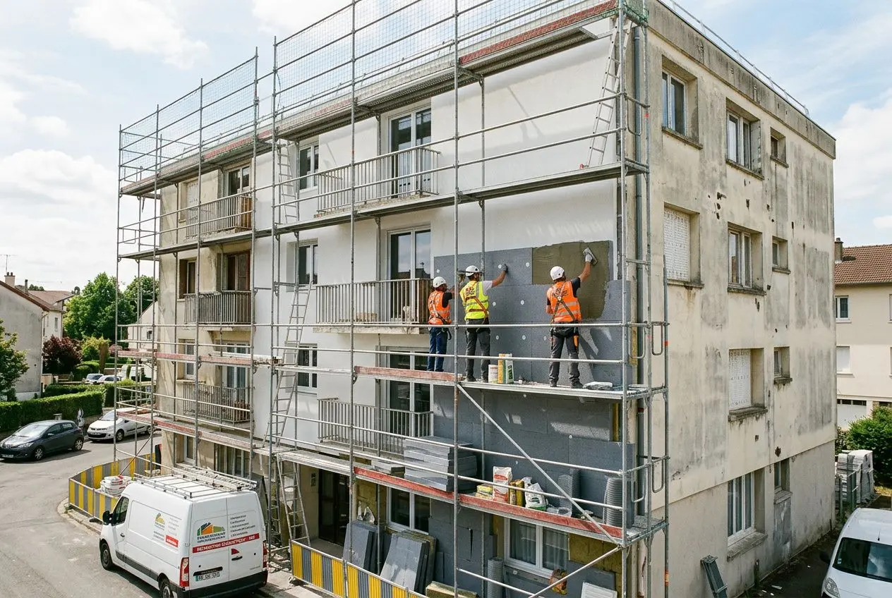Travaux d'isolation thermique en copropriété
